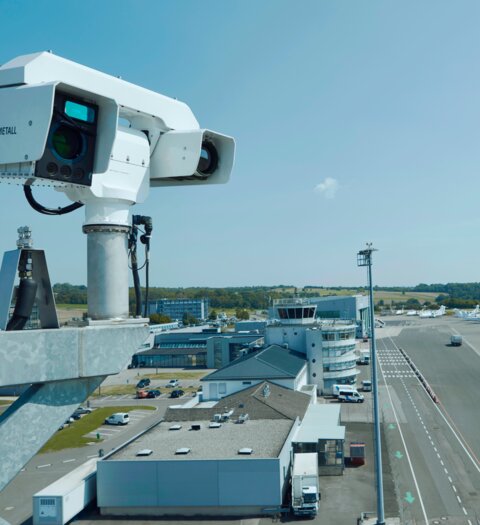 Kamera am Flughafen