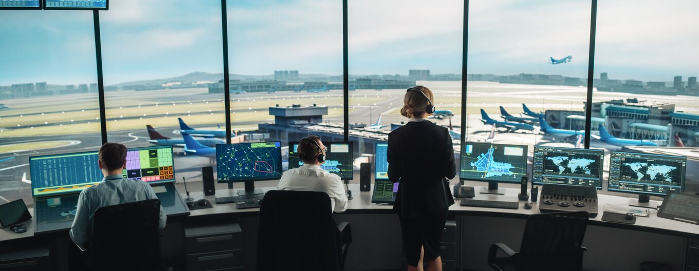 View from the control tower