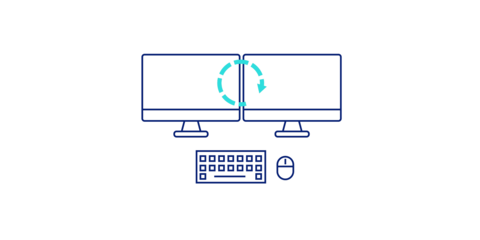 CrossDisplay-Switching Illustration CrossDisplay-Switching