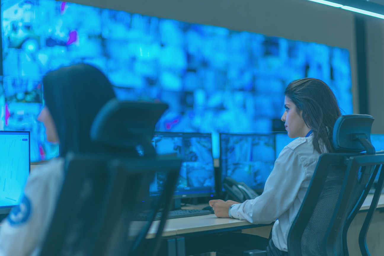 KVm in a control room