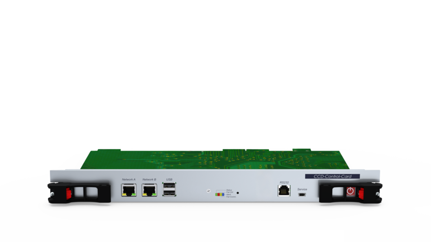 Vorderansicht CCD-Control-Card