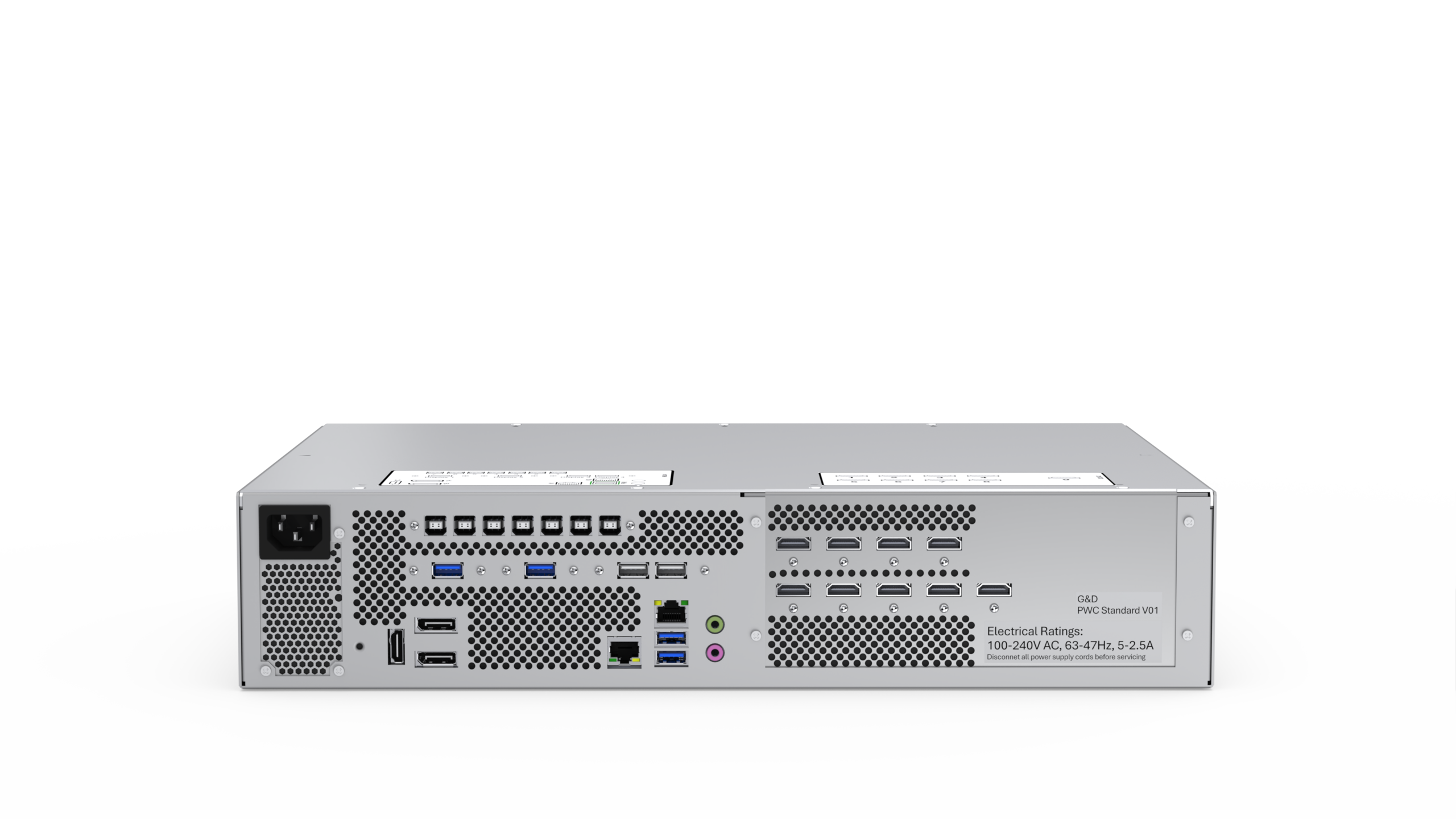 Rear view of the PersonalWorkplace-Controller